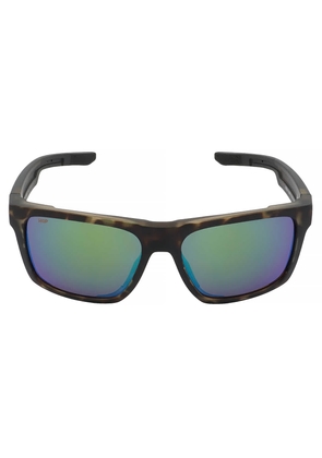 Costa Del Mar LIDO Green Mirror Polarized Polycarbonate Mens Sunglasses 6S9104 910407 57