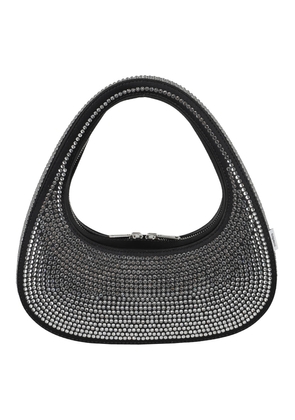 Coperni Crystal-Embellished Baguette Swipe Bag