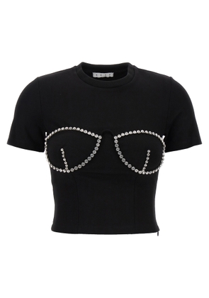 Area T-Shirt Crystal Bustier Cup