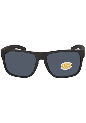 Costa Del Mar SPEARO XL Grey Polarized Polycarbonate Mens Sunglasses 6S9013 901306 59