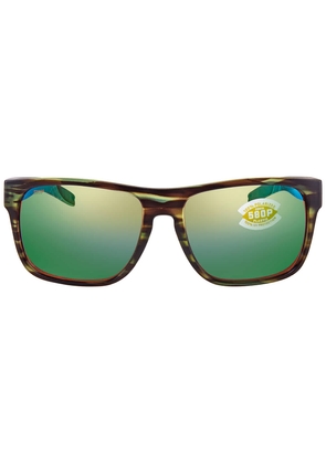 Costa Del Mar SPEARO XL Green Mirror Mens Sunglasses 6S9013 901311 59