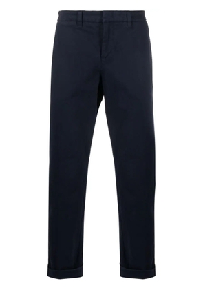 Fay Navy Blue Capri Cotton Trousers