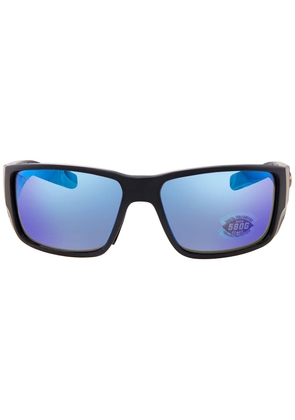 Costa Del Mar Blackfin Pro Blue Mirror Polarized Glass Mens Sunglasses 06S9078 907801 60