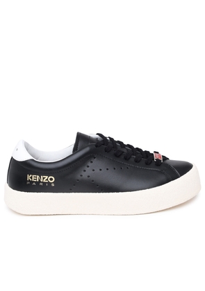 Kenzo Black Leather Sneakers