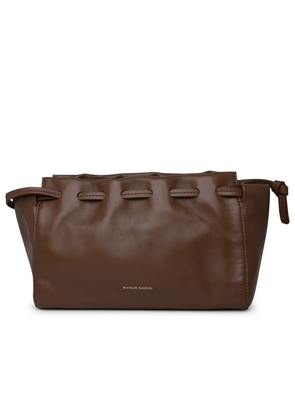 Mansur Gavriel Bloom Small Brown Leather Crossbody Bag