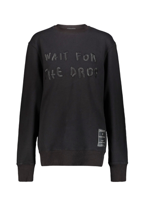 Drhope Black Crewneck Sweatshirt