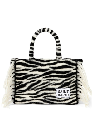 Mc2 Saint Barth Colette Blanket Handbag With Animalier Print