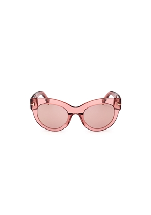 Tom Ford Lucilla Violet Cat Eye Ladies Sunglasses FT1063 72Z 51