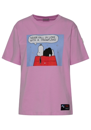 Moncler Rose Cotton T-Shirt