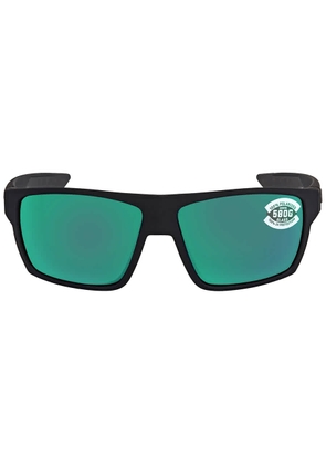 Costa Del Mar BLOKE Green Mirror Polarized Glass Mens Sunglasses BLK 124 OGMGLP 61