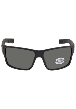 Costa Del Mar REEFTON PRO Grey Polarized Glass Mens Sunglasses 6S9080 908005 63