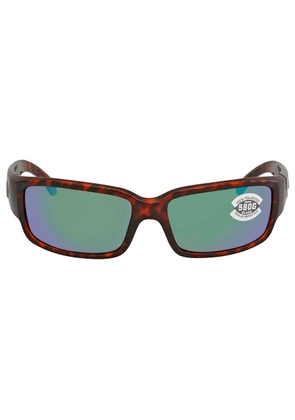Costa Del Mar Caballito Green Mirror Polarized Glass Mens Sunglasses CL 10 OGMGLP 59