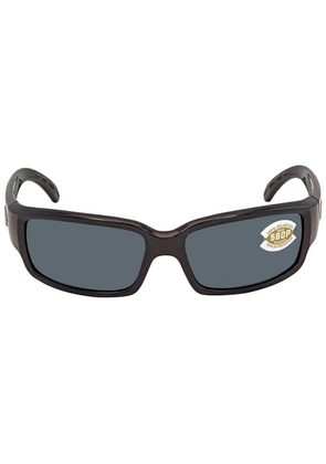 Costa Del Mar Caballito Grey Polarized Polycarbonate Mens Sunglasses CL 11 OGP 59