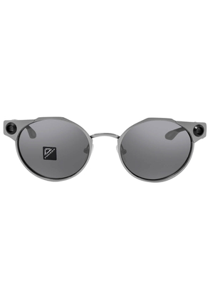 Oakley Deadbolt Prizm Black Irregular Titanium Unisex Sunglasses OO6046 604601 50