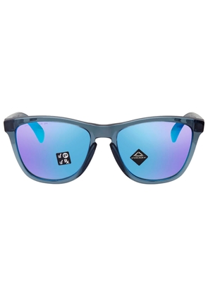 Oakley Frogskins Prizm Sapphire Polarized Square Mens Sunglasses OO9013 9013F6 55