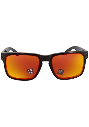 Oakley Holbrook Prizm Ruby Polarized Square Mens Sunglasses OO9102 9102F1 57