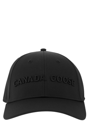 Canada Goose Hat With Visor And Embroidered Logo