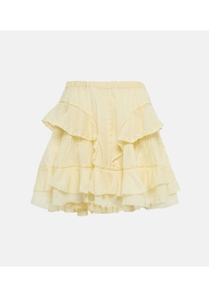 Marant Etoile Moana ruffled cotton miniskirt