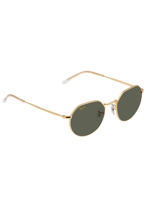 Ray Ban Jack Green Classic G-15 Round Unisex Sunglasses 0RB3565 919631 51