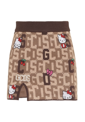 Gcds X Hello Kitty - Wool Blend Miniskirt
