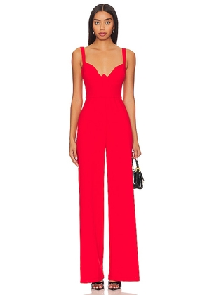 Nookie Romance Jumpsuit in Red. Size S, XS.