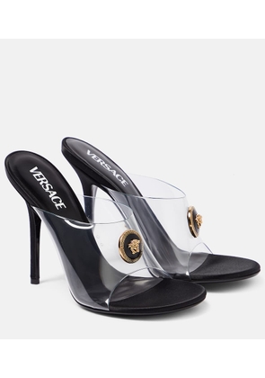 Versace Medusa PVC and leather sandals