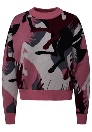 Ferrari Pink Wool Sweater