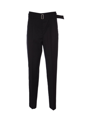 A.p.c. Anthea Belted Straight-Leg Trousers