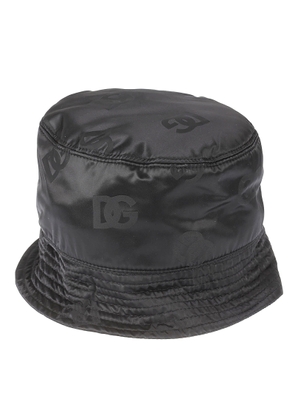 Dolce & Gabbana Logo Print Bucket Hat