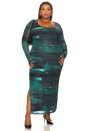 REMI x REVOLVE Nicole Dress in Teal. Size M, S.