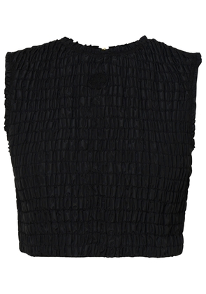 Patou Black Recycled Fault Top