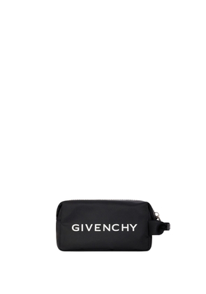 Givenchy G-Zip Toilet Pouch In Black Nylon