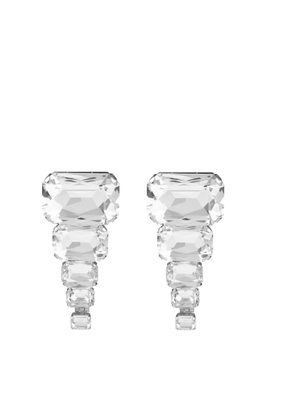 Balmain Xl Earrings In Octagonal Crystals