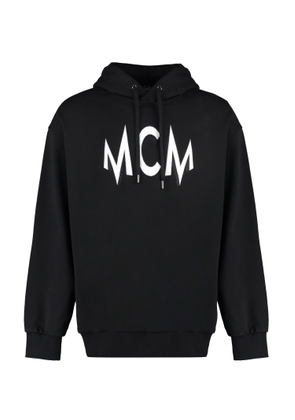 Mcm Logo Intarsia Hoodie