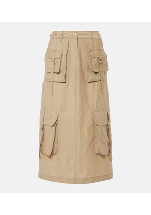 Acne Studios Technical cotton-blend cargo skirt