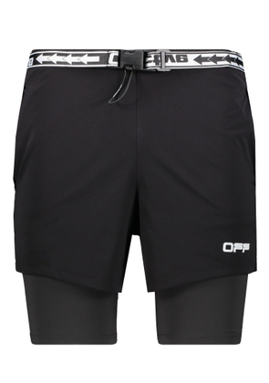 Off-White Techno Fabric Bermuda-Shorts