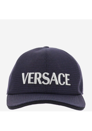 Versace Logo Wool Baseball Hat