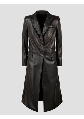 Salvatore Santoro Nappa Leather Long Coat