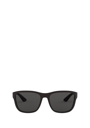 Prada Linea Rossa Ps 01Us Black Rubber Sunglasses
