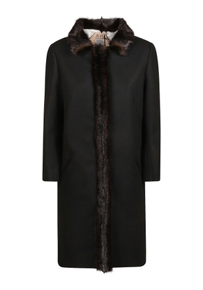 N.21 Fur Detailed Long Coat
