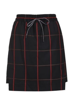 Vivienne Westwood Check Pattern Wool Skirt
