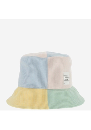 Thom Browne Colorblock Velvet Bucket Hat
