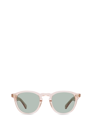 Garrett Leight Glco X Andre Saraiva Sun Pink Crystal/veridian Sunglasses