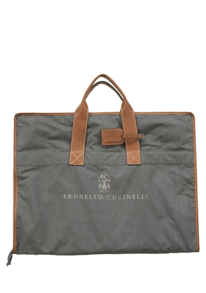 Brunello Cucinelli Cotton And Leather Covers