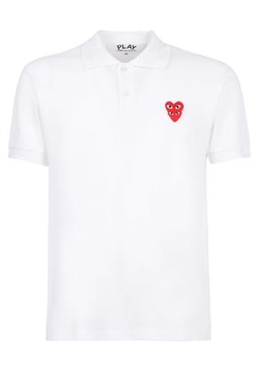 Comme Des Garçons Play Embroidered Polo