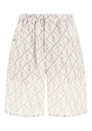 Fendi Linen Shorts