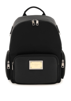 Dolce & Gabbana Nylon And Leather Backpack