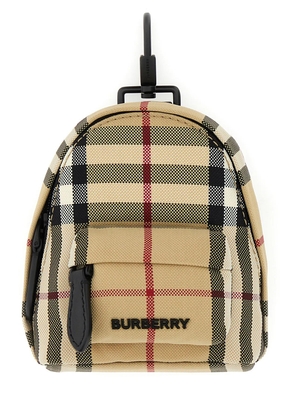 Burberry Embroidered Canvas Keyring
