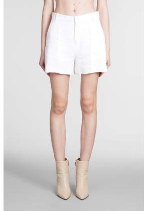 Chloé Shorts In White Linen