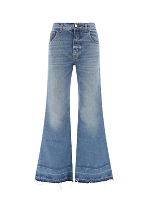 Chloé Frayed Edge Flared Jeans
